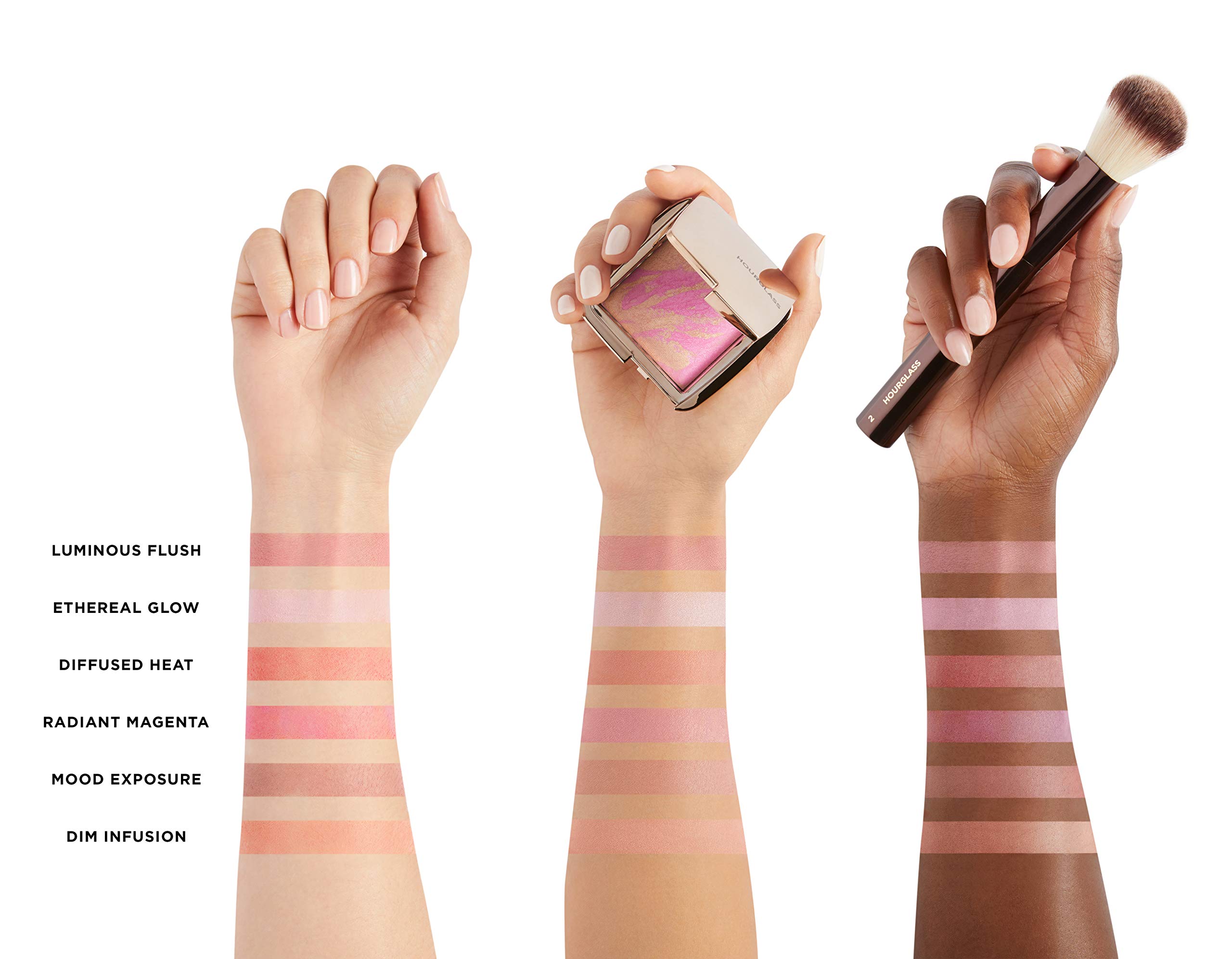 Hourglass Ambient Lighting Blush.Vibrant Powder Highlighting Blush. Vegan and Cruelty-Free - Image 3