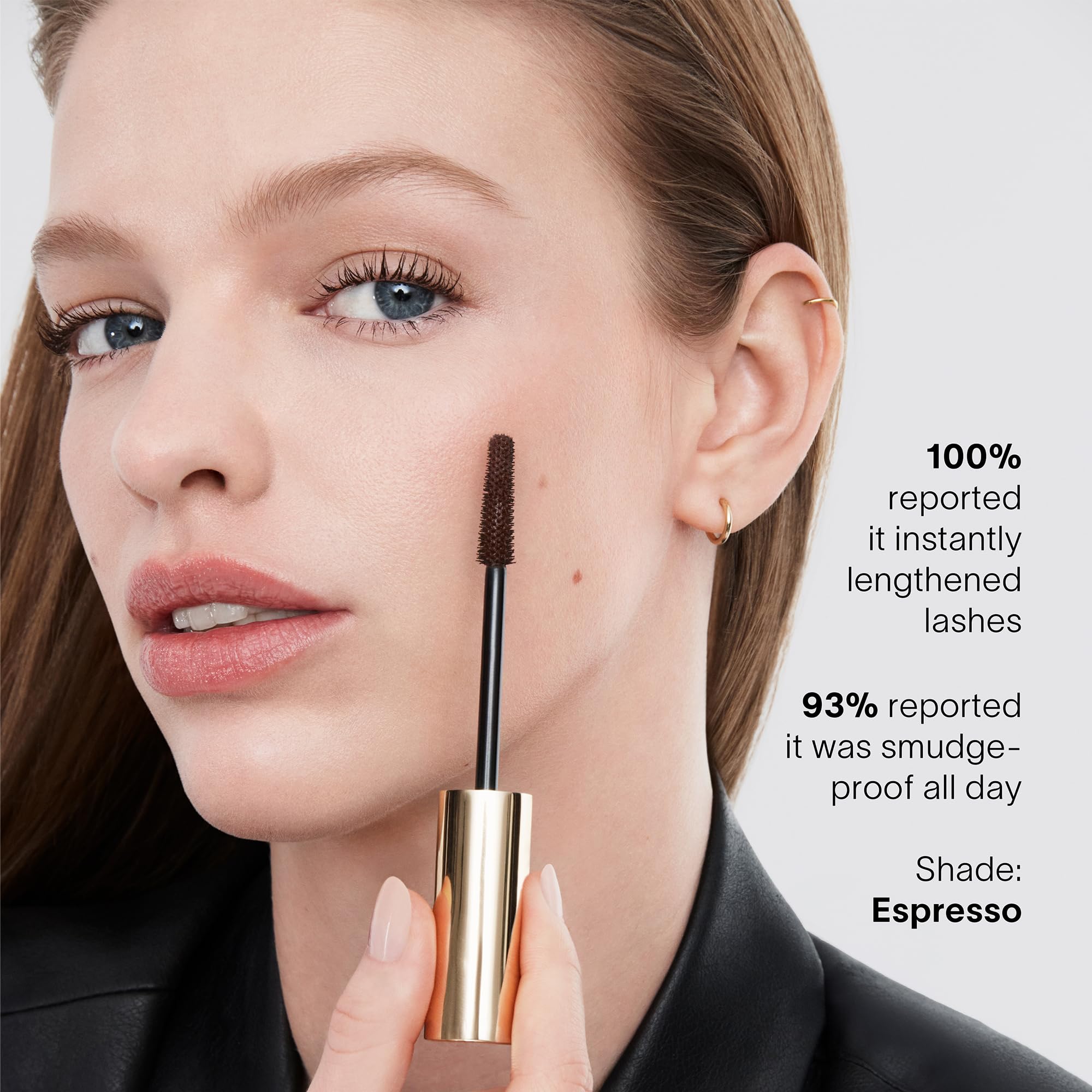 Hourglass Unlocked Instant Extension Mascara, Tubing Mascara Dramatically Lifts, Defines & Lengthens for Fanned-Out Lashes, Natural-Looking Eyelashes for up to 16hrs of Smudge-Proof, Flake-Free Wear - Image 6